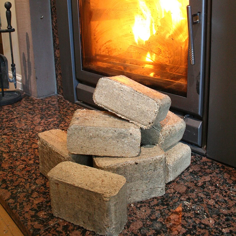 Burn em Woods sawdust briquettes eco wood fuel